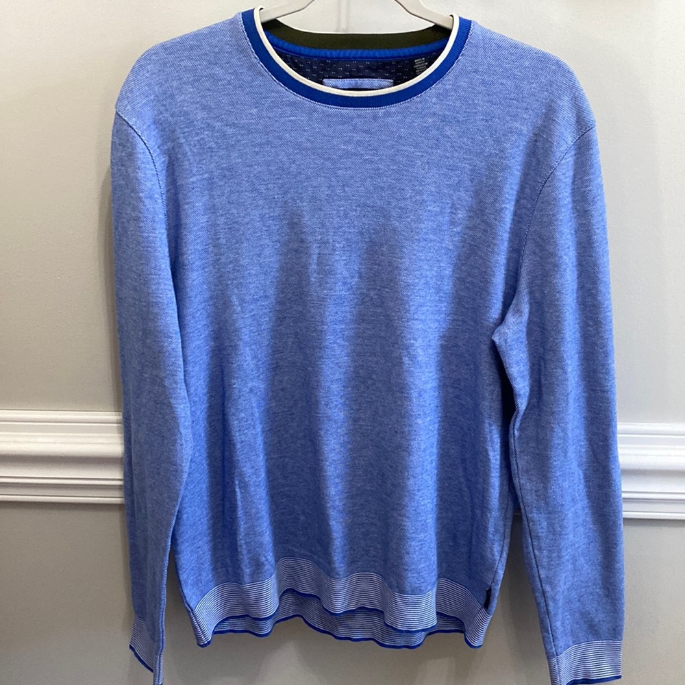 Ted Baker London Crewneck Sweater Size 4 EUC 100% Cotton